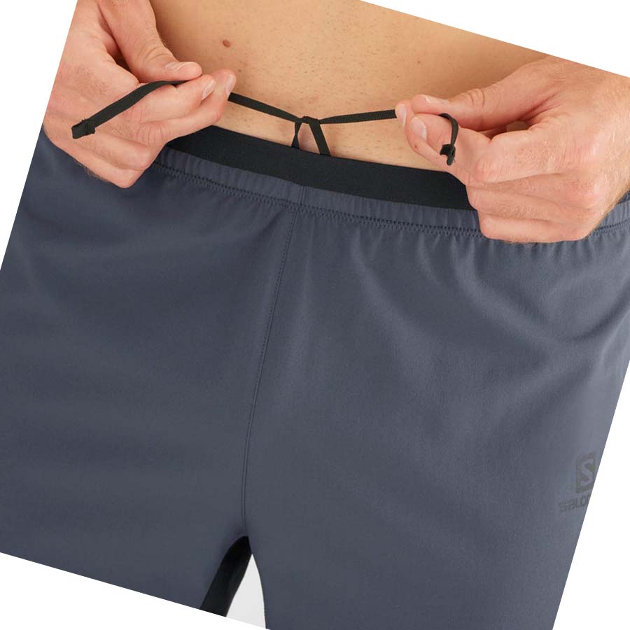 Bermudas Salomon CROSS 5'' Hombre Grises | MX 3166LIS